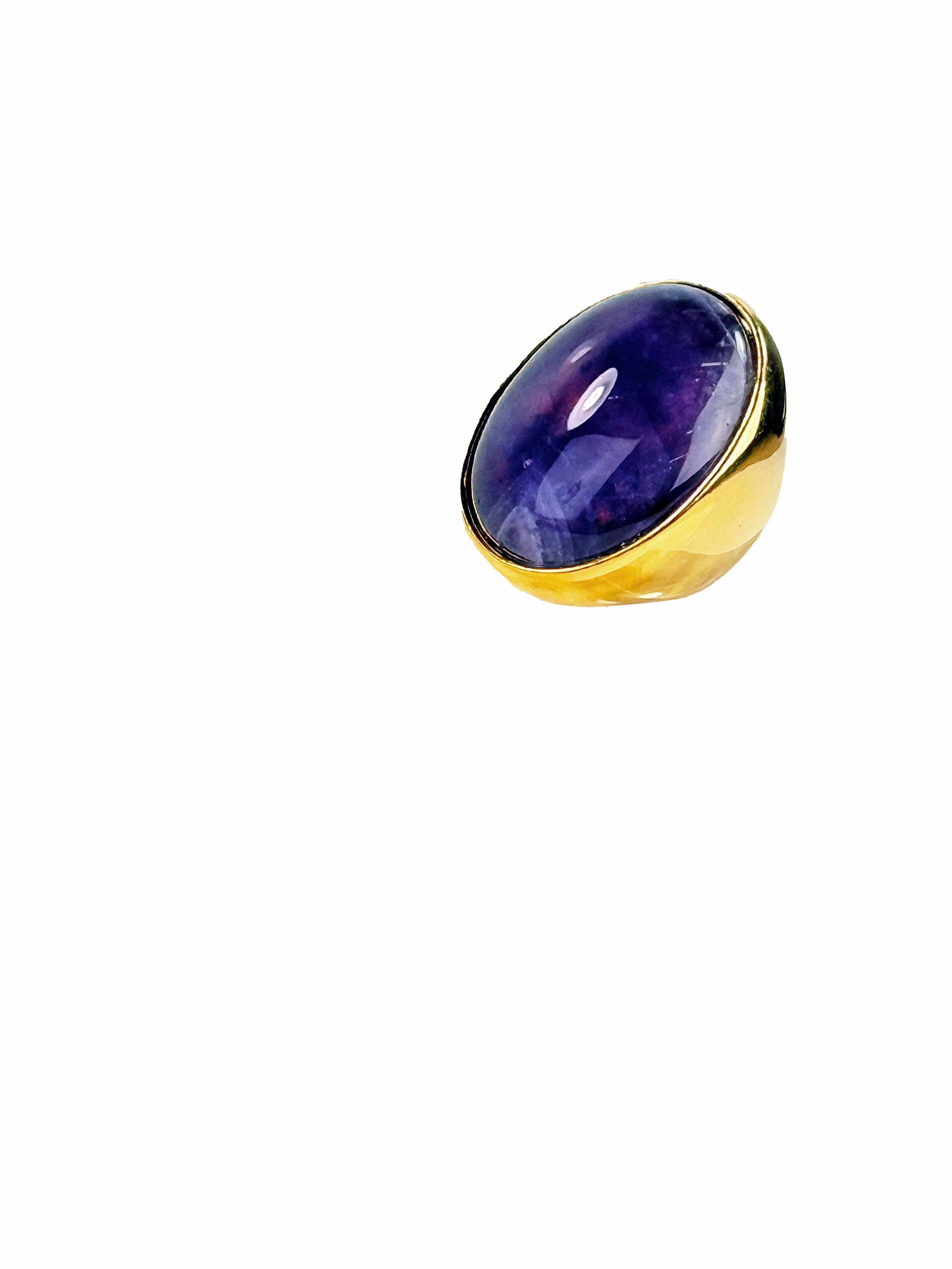 Amethyst & Gold Ring