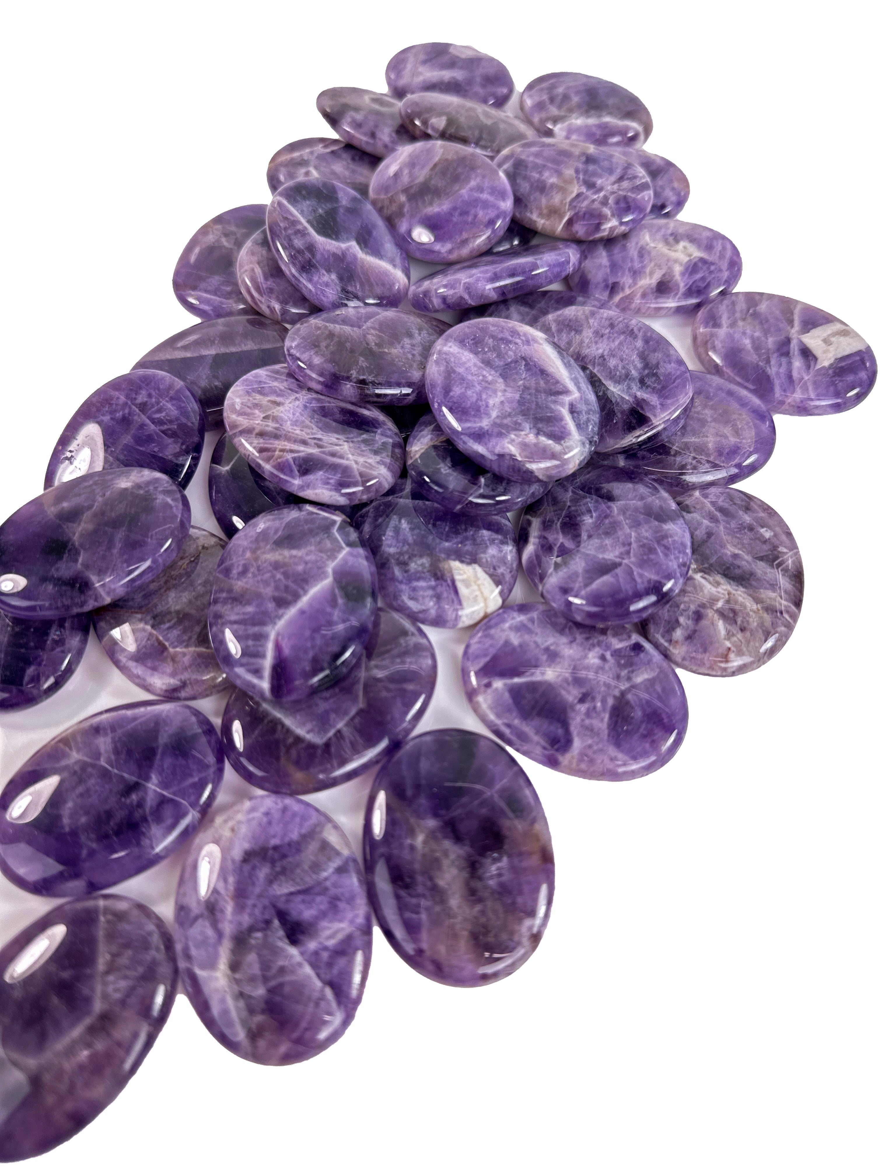 Amethyst 30x40mm Puff Oval