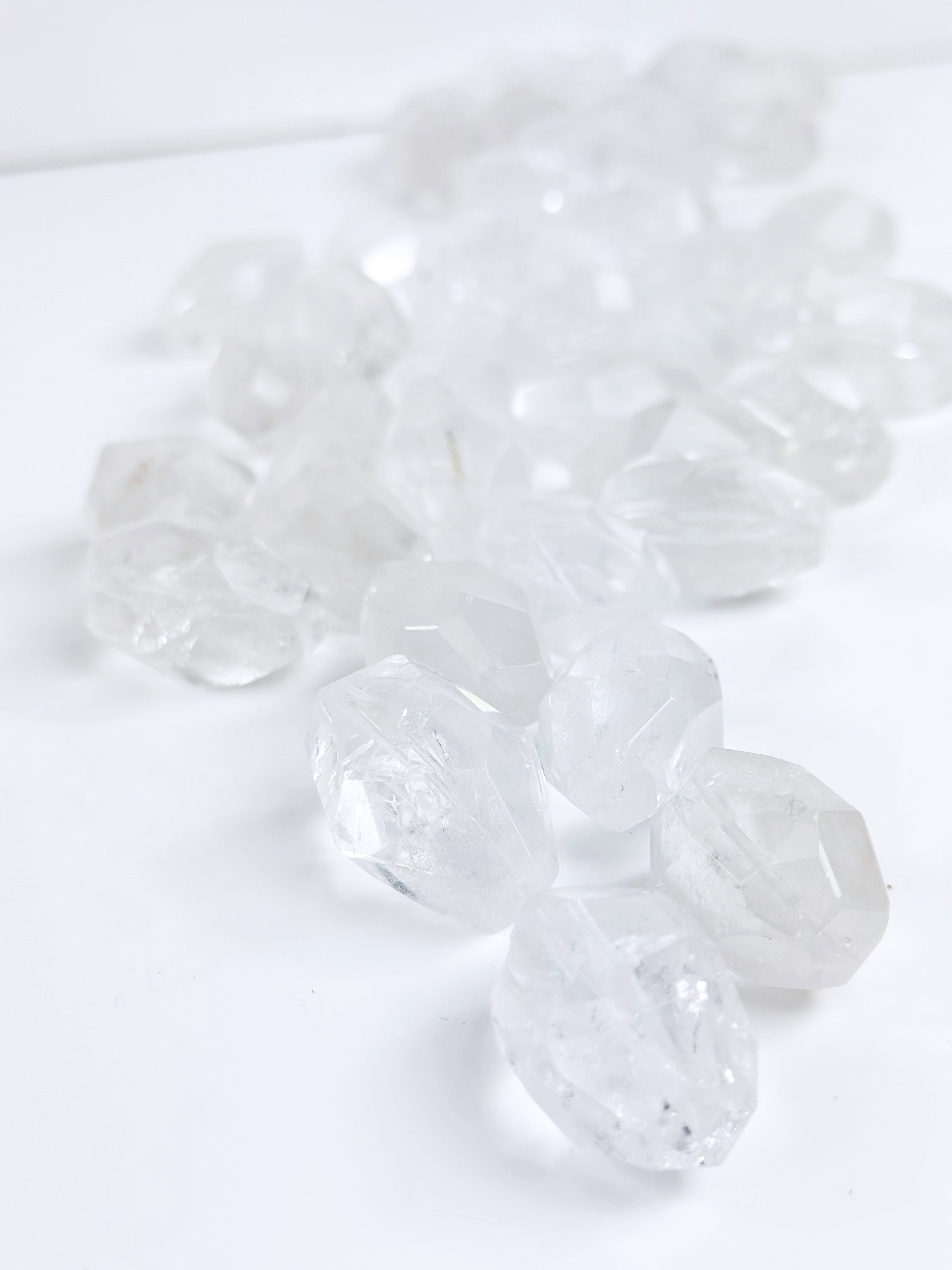 Clear Rock Crystal 20x30mm Nugget