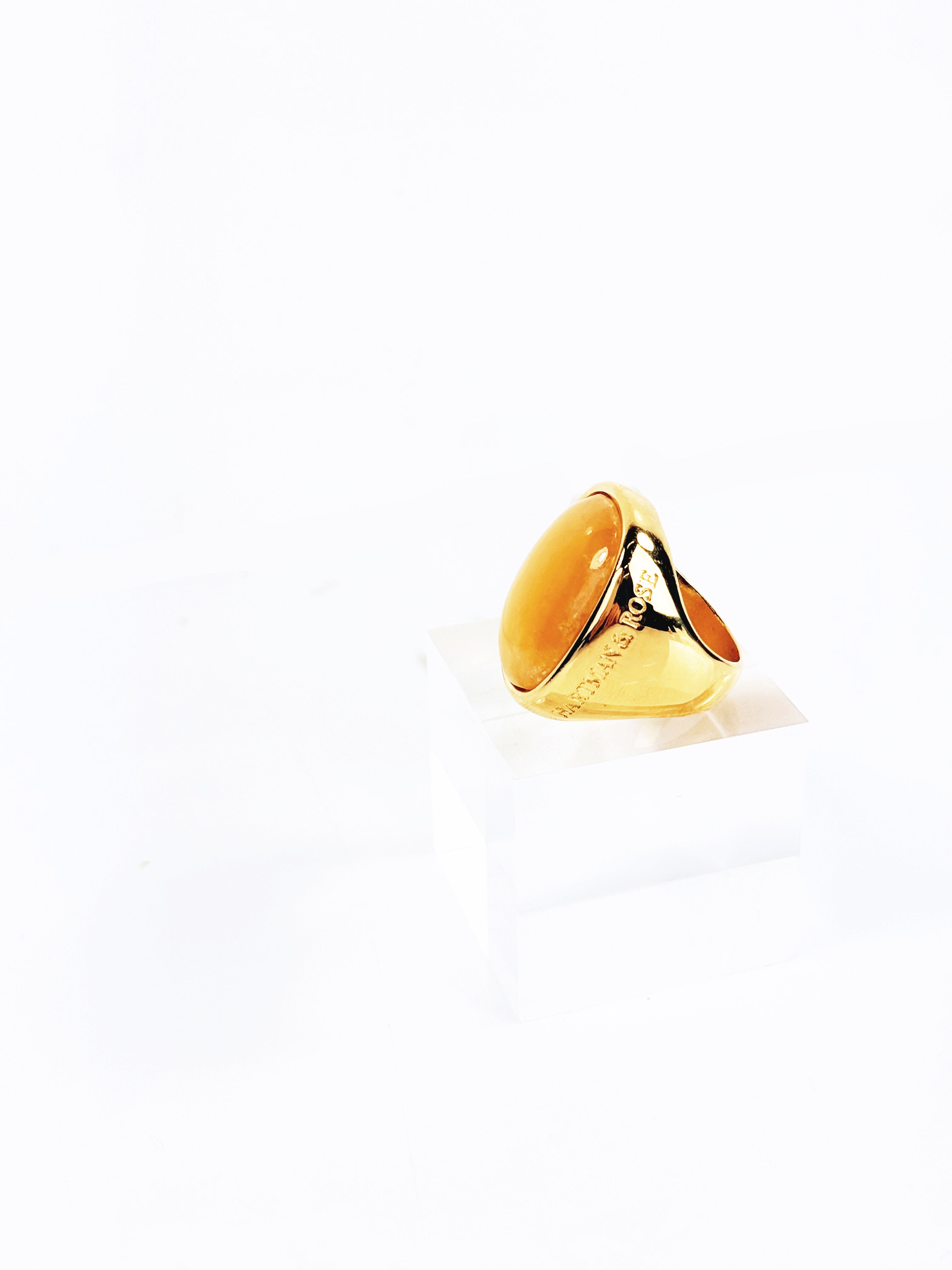 Honey Jade Ring