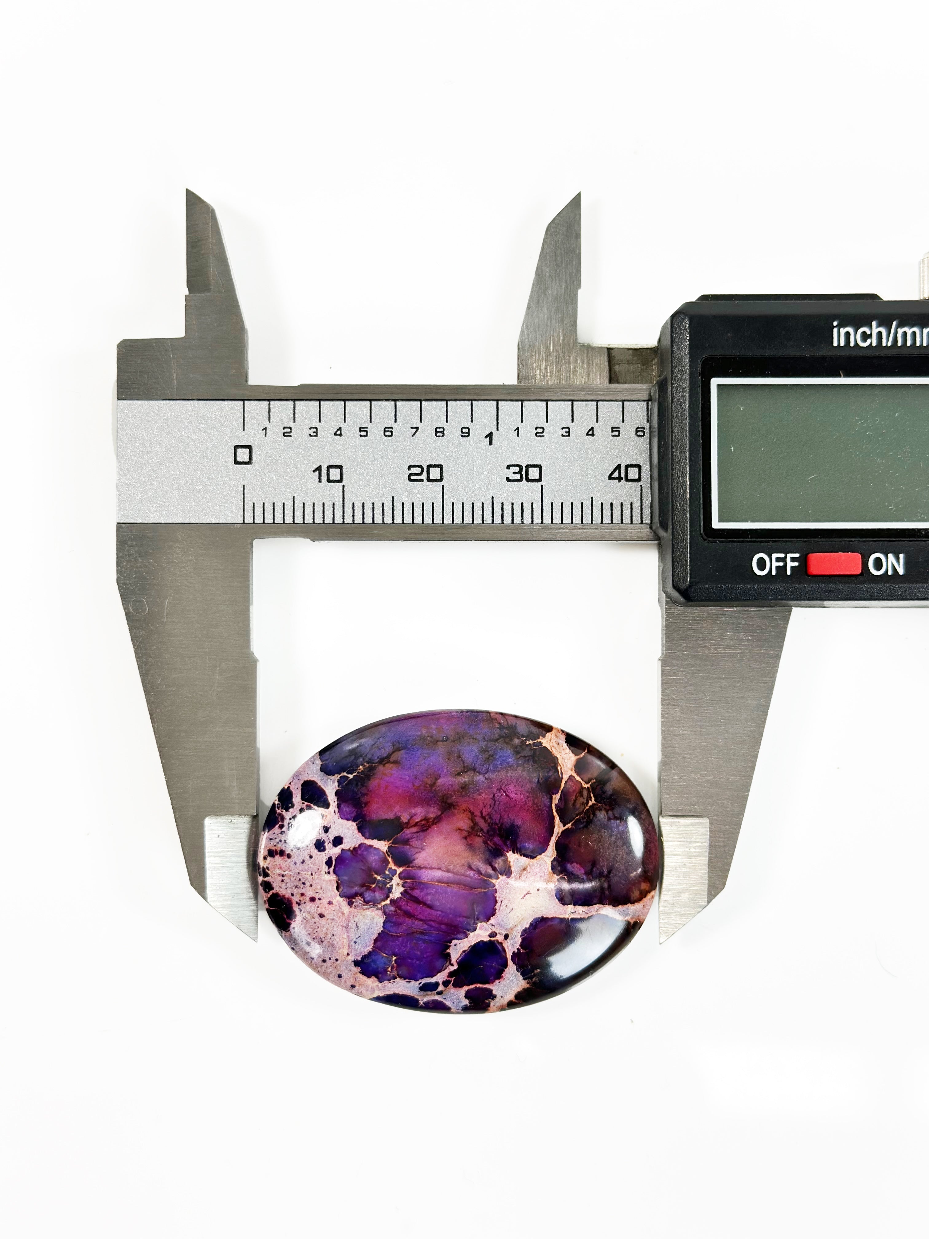 Purple Imperial Terra Jasper 30x40mm Oval Cabochon – Hartman & Rose