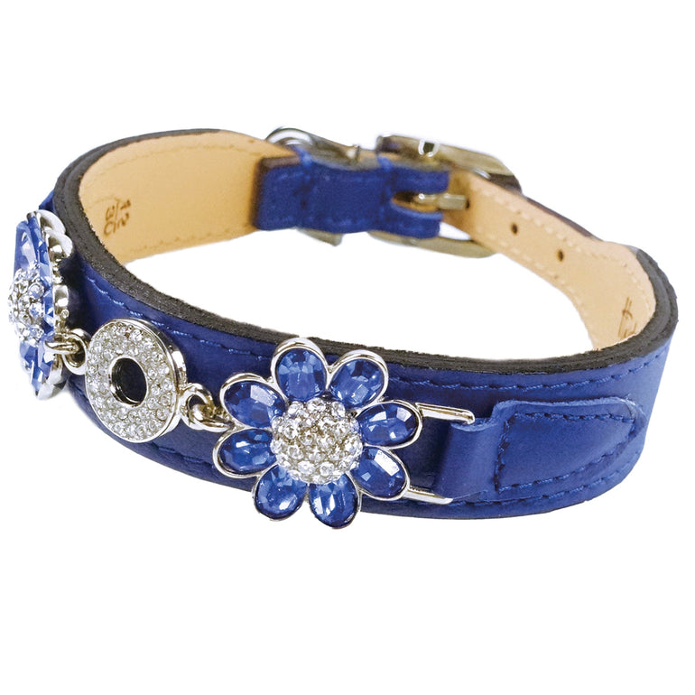 Daisy in Cobalt Blue & Nickel
