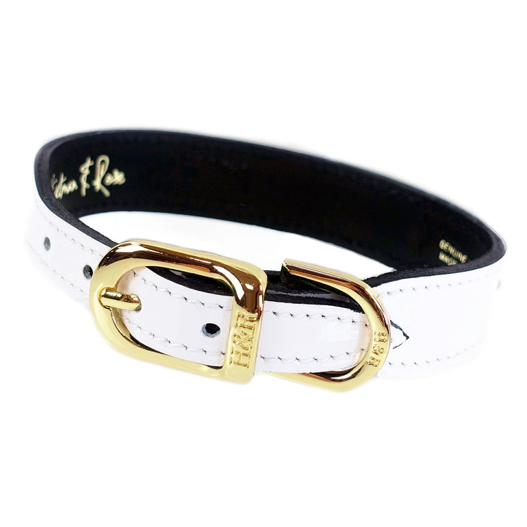 Hamilton in White Patent & Gold