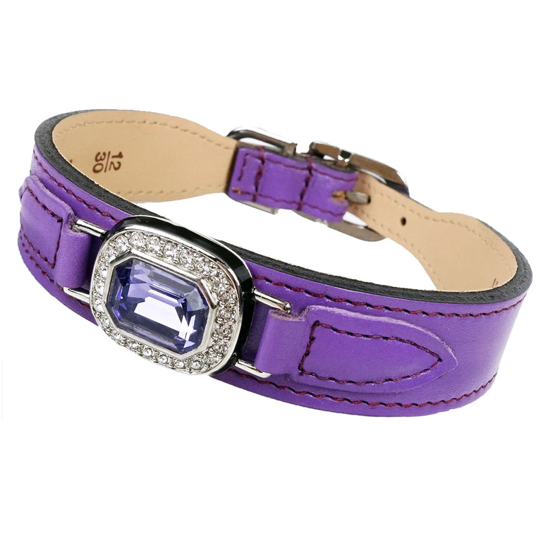 Haute Couture Octagon in Grape, Tanzanite & Nickel