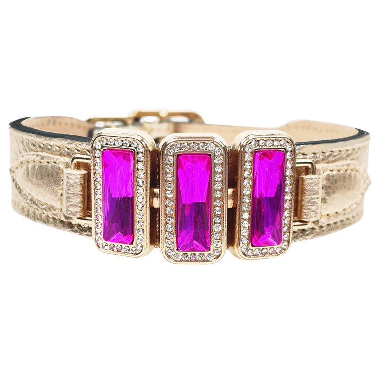 Imperial Collection in Metallic Gold, Fuchsia & Gold